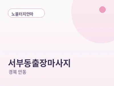 안동 서부동 출장마사지