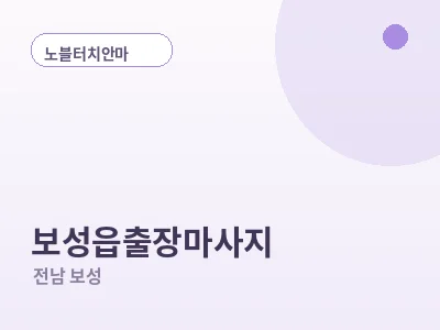 보성 보성읍 출장마사지