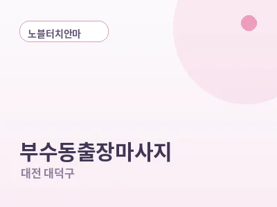 대전 부수동 출장마사지