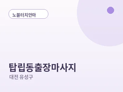 대전 탑립동 출장마사지