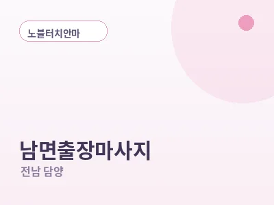 담양 남면 출장마사지
