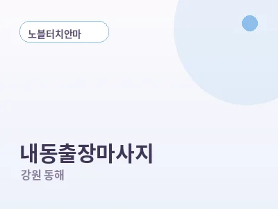 동해 내동 출장마사지