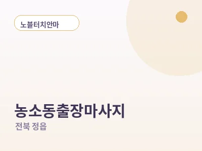 정읍 농소동 출장마사지
