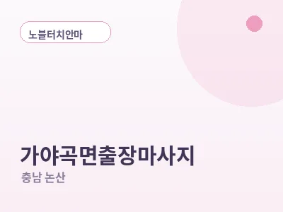 논산 가야곡면 출장마사지