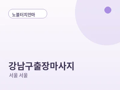 서울 강남구 출장마사지