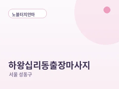 서울 하왕십리동 출장마사지