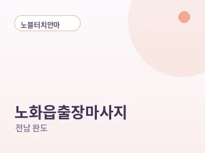 완도 노화읍 출장마사지